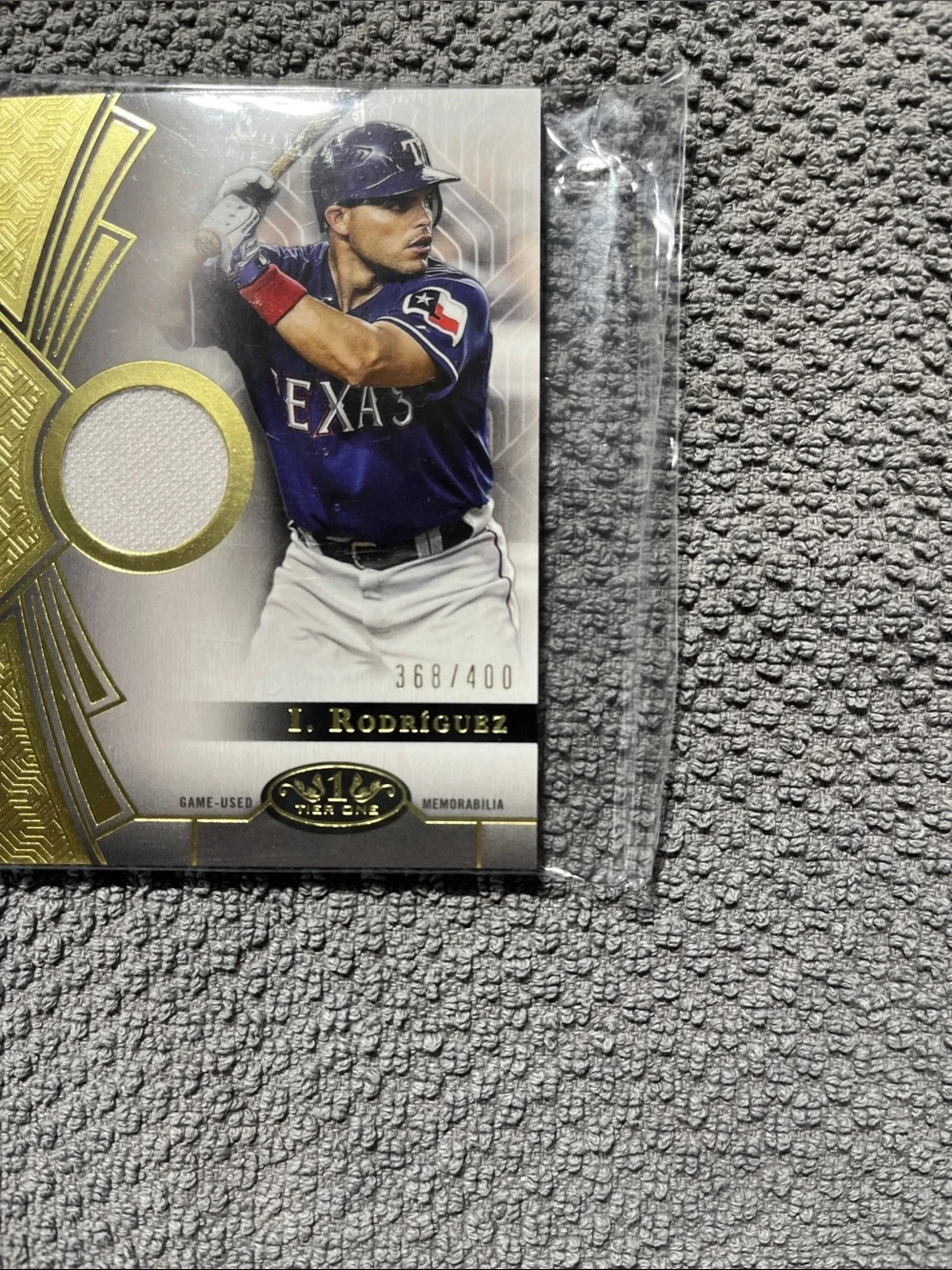 2023 Tier One game used memorabilia Ivan Rodriguez 368/400 #t1r-IR